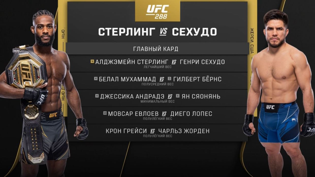 UFC 288: Стерлинг остался чемпионом! Алджо выручили судьи