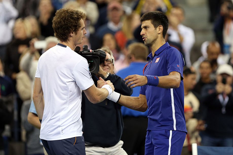 Новак Джокович и Энди Маррей на финале US Open – 2012