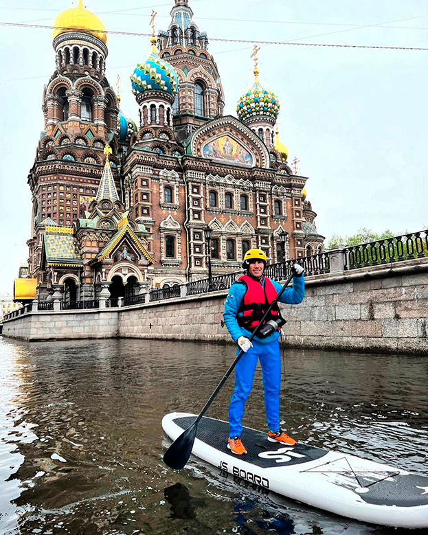 Биатлонист Алексей Слепов.