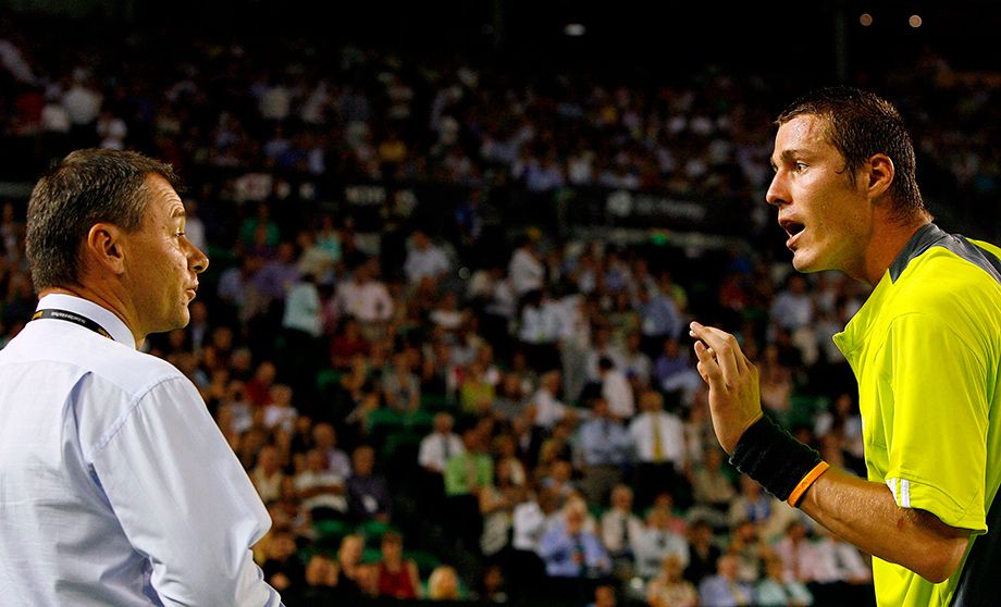 Марат Сафин спорит с судьёй на Australian Open — 2007