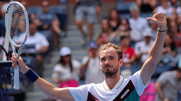 Рекордный старт Медведева. Россиянин выиграл первый матч на US Open в ускоренном режиме