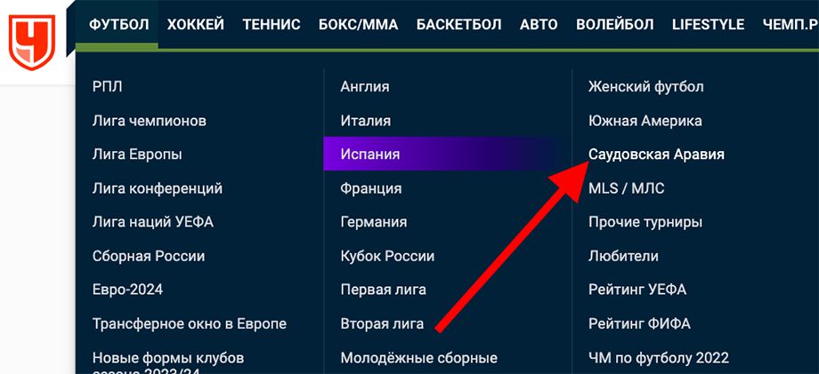 Подраздел «Саудовская Аравия» на нашем сайте