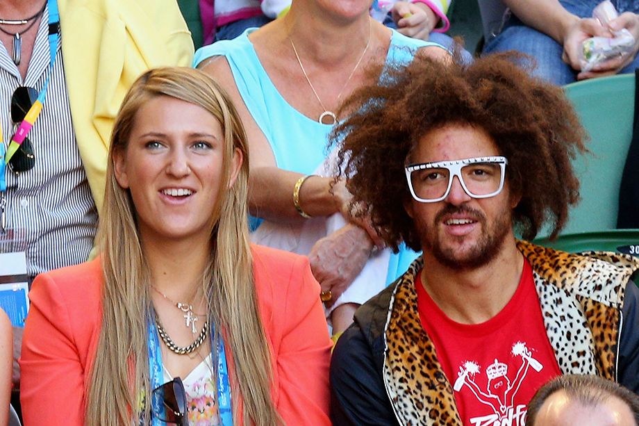 Виктория Азаренко и Redfoo на Australian Open — 2013