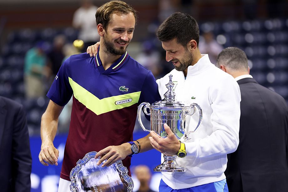 Даниил Медведев и Новак Джокович сыграли в финале US Open в нынешнем году