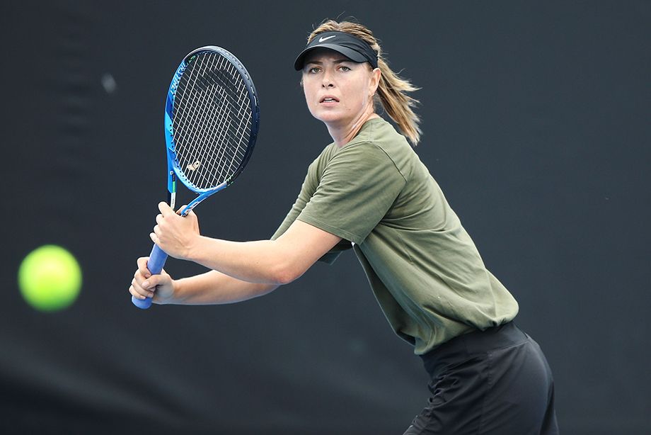 Мария Шарапова тренируется перед Australian Open — 2018