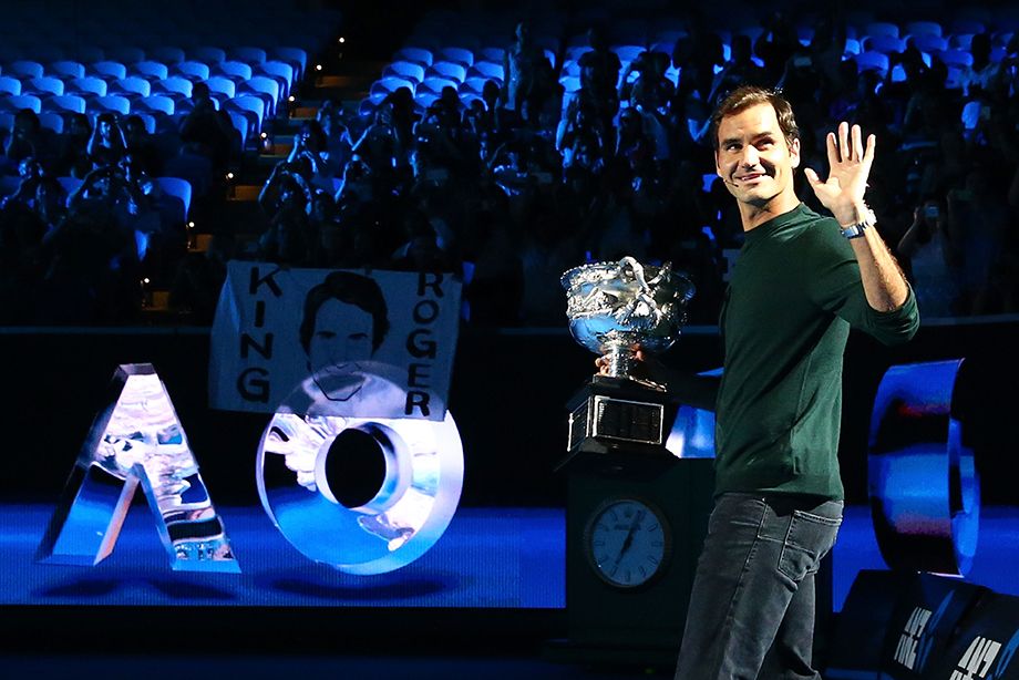 Роджер Федерер принял участие в жеребьёвке Australian Open — 2018 вместе с Марией Шараповой