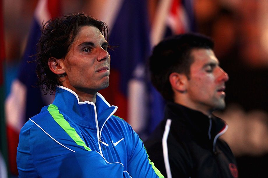 Рафаэль Надаль не оценил бурное празднование Новака Джоковича на Australian Open — 2012