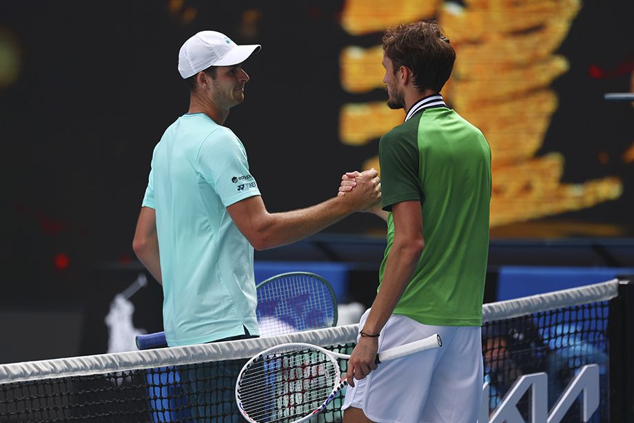 Хуберт Хуркач и Даниил Медведев на Australian Open — 2024