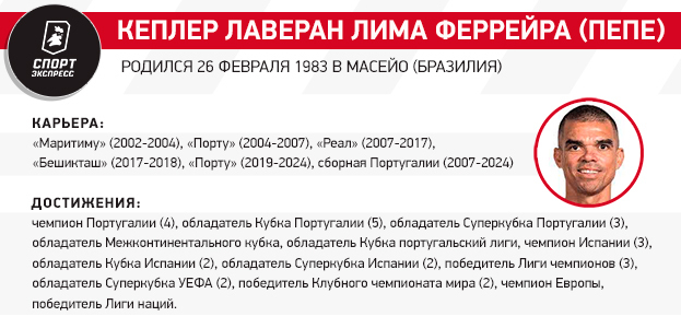 Псих и пример для подражания. Двуликий Пепе завершил великую карьеру в 41