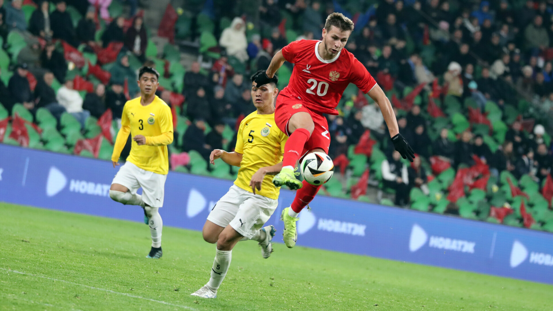 Россия – Бруней – 5:0. Садулаев на 48‑й минуте забил гол. Видео